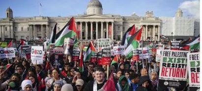 Mahasiswa Lakukan Demo Bela Palestina di Amerika Serikat <b>(AP)</b>