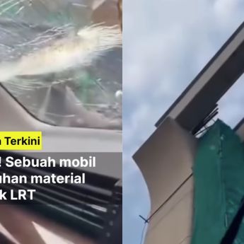 Teruak Fakta Baru Mobil Kejatuhan Material Proyek LRT Jakarta