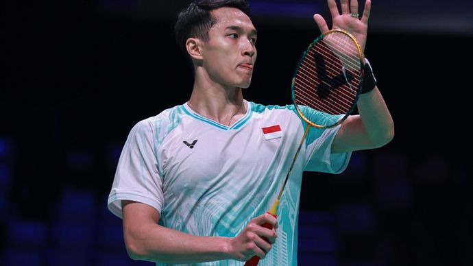 Pebulu tangkis tunggal putra Indonesia, Jonatan Christie (Jojo)