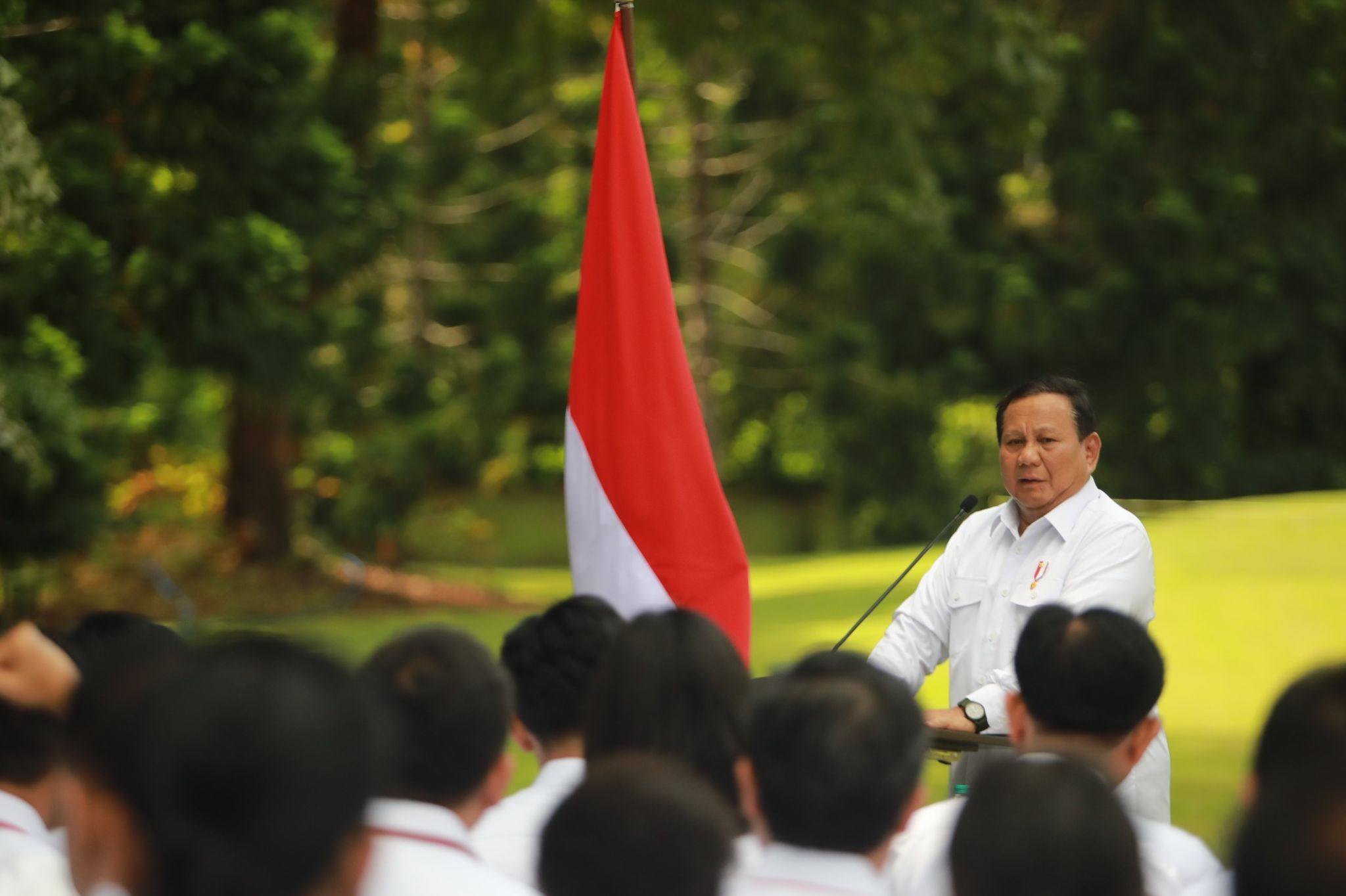 Presiden RI Prabowo Subianto dan Kabinet Merah Putih di Magelang. <b>(Dok.Istimewa)</b>