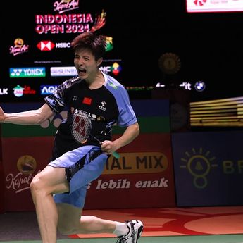 Shi Yu Qi Tantang Antonsen di Final Tunggal Putra Indonesia Open 2024