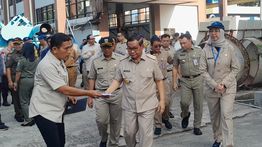 Pramono Segera Perbaiki Pasar Taman Puring yang Terbakar