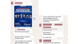 Poltracking Ungkap Jadi Target 'Oknum' Dewan Etik, Screenshoot Ini Jadi Bukti