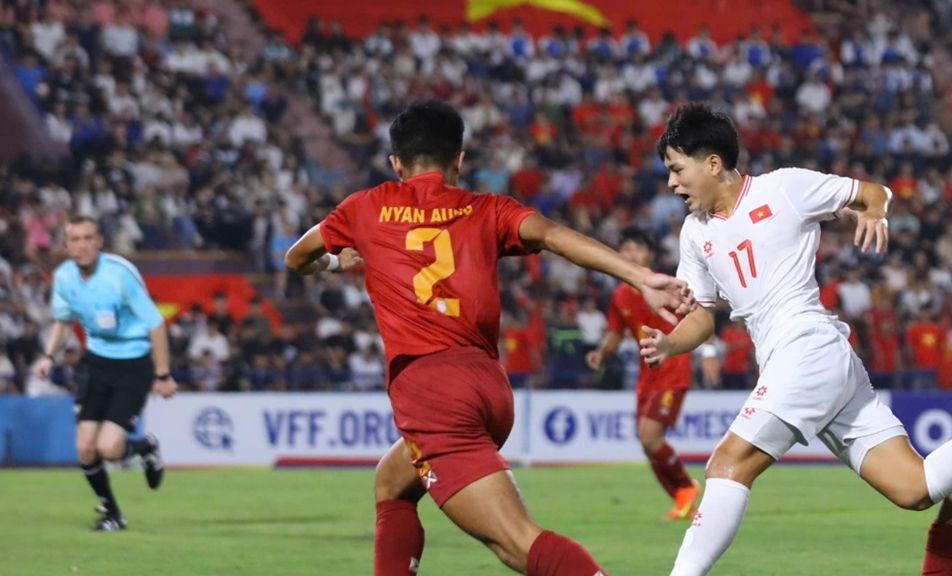 Timnas Vietnam saat berhadapan dengan Kyrgistan beberapa waktu lalu <b>(VFF)</b>