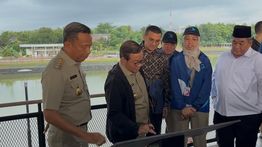 Pramono Resmikan Waduk Batu Licin, Perkuat Pengendalian Banjir Jakarta Timur