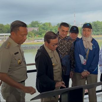 Pramono Resmikan Waduk Batu Licin, Perkuat Pengendalian Banjir Jakarta Timur