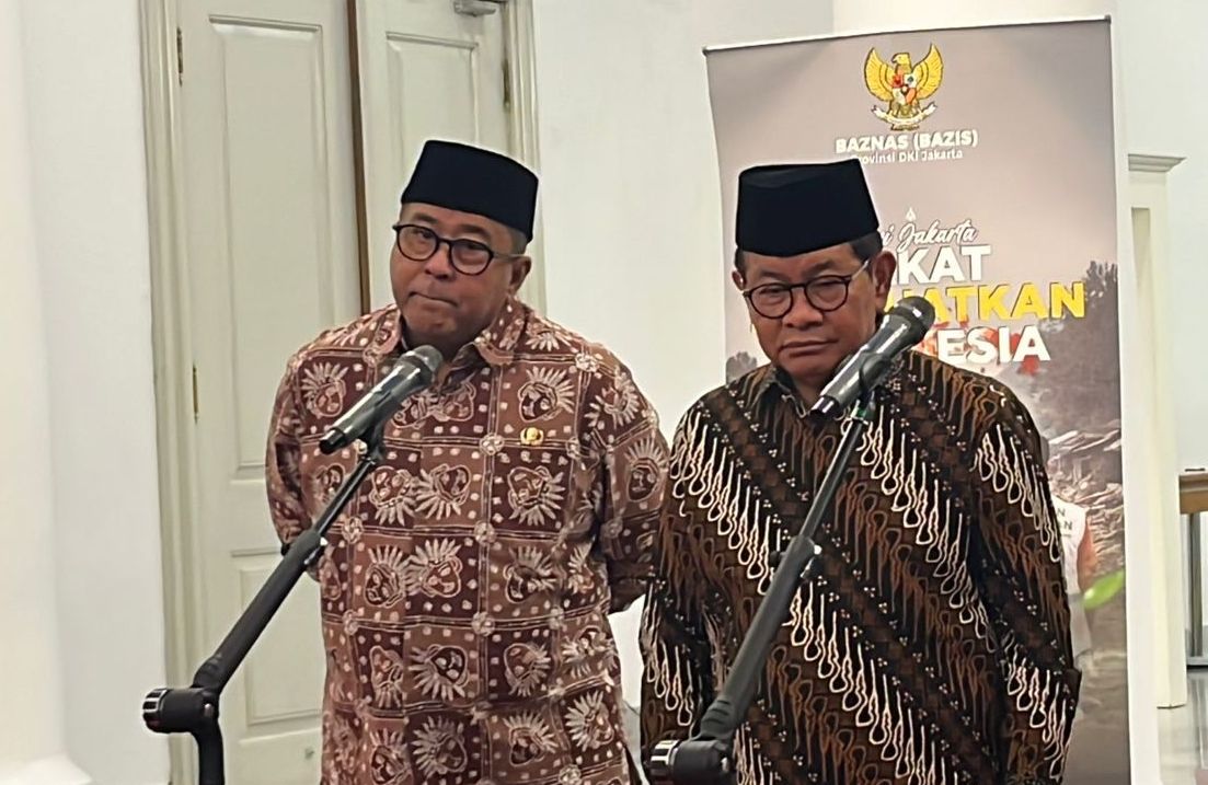 Rano Karno dan Pramono Anung <b>(NTVNews.id/Adiansyah)</b>