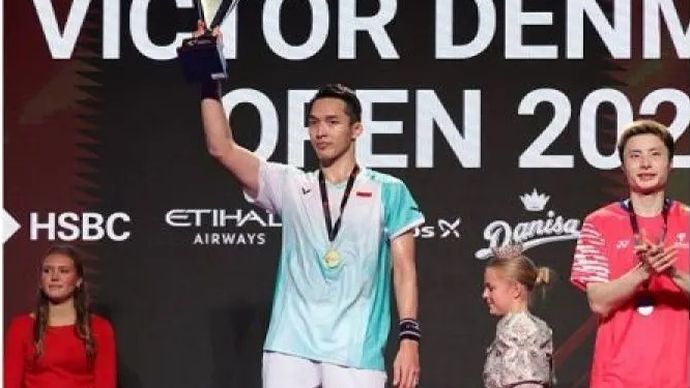 Pebulu tangkis tunggal putra Indonesia Jonatan 
