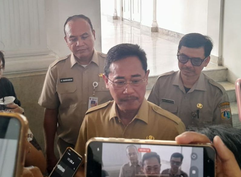 Pelaksana Tugas (Plt) Kepala Dinas Pendidikan Jakarta Sarjoko <b>(Ntvnews.id/ Adiansyah)</b>