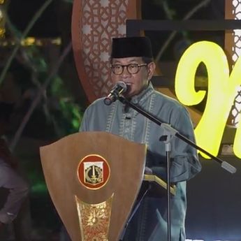 Pramono Hadiri Bedug Kolosal di Bundaran HI: Bersama-sama Rayakan Malam Kemenangan