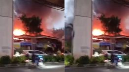 Taman Pasar Puring Jaksel Kebakaran Hebat