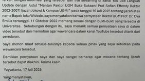 Eks Rektor UGM minta polemik ijazah Jokowi harus diakhiri.