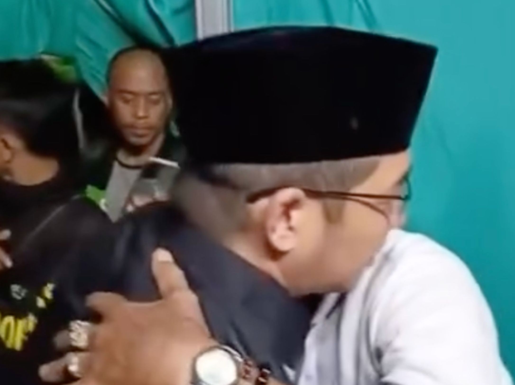 Pasha ungu datangi rumah duka Affan <b>(Instagram @pashaungu_vm)</b>