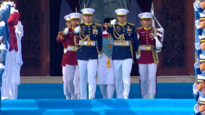 Kirab bendera pusaka di HUT ke-80 RI