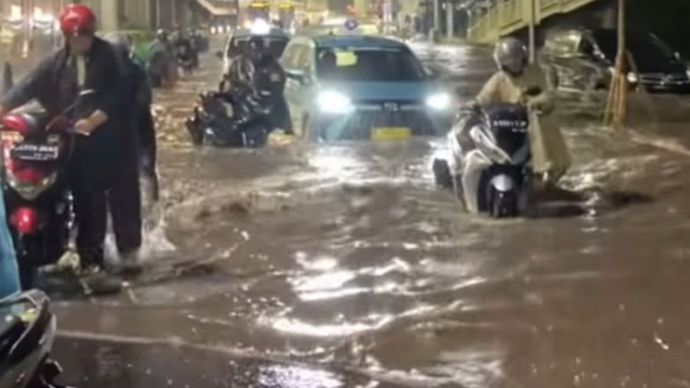 Banjir di Kuningan Jaksel