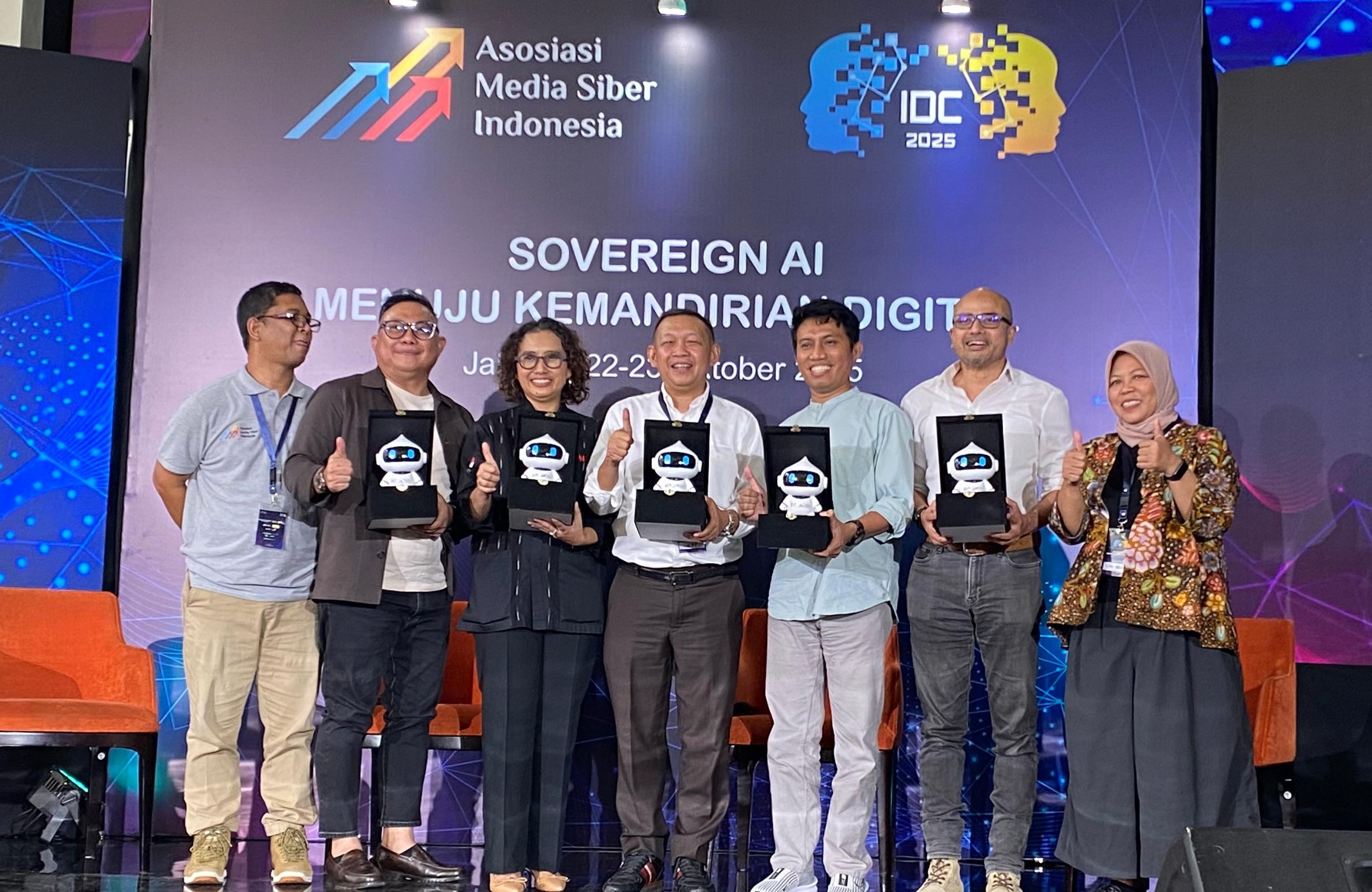 Indonesia Digital Conference (IDC) 2025 yang digelar Asosiasi Media Siber Indonesia (AMSI) <b>(Dok: NTVNews.id)</b>