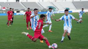 Timnas Indonesia U-20 menang 2-1 melawan Argentina di Seoul Earth On Us Cup 2024.