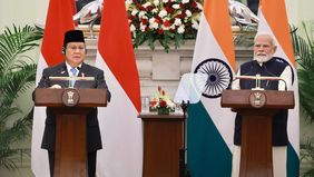 Presiden RI Prabowo Subianto melaksanakan pertemuan kenegaraan dengan Perdana Menteri India Narendra Modi di kediaman kenegaraan India, Hyderabad House yang terletak di New Delhi, Sabtu (25/1) siang waktu setempat.