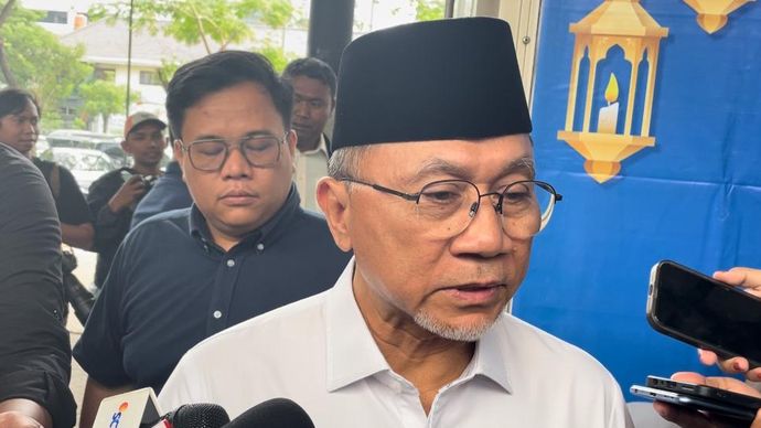Ketua Umum Partai Amanat Nasional (PAN) Zulkifli Hasan ungkap potensi Ridwan Kamil maju Pilgub Jakarta(Ntvnews.id-Muslimin Trisyuliono)