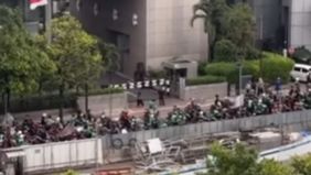 Pengemudi ojek online menggelar aksi di tiga tempat di Jakarta hari ini, Selasa 20 Mei 2025.