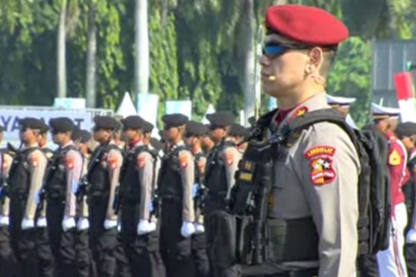 Kemeriahan HUT Bhayangkara ke-79 di Monas