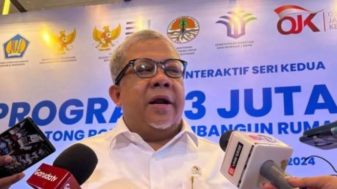 Wakil Menteri Perumahan dan Kawasan Pemukiman Fahri Hamzah saat ditemui dalam kegiatan dialog percepatan program 3 juta rumah yang digelar di Jakarta