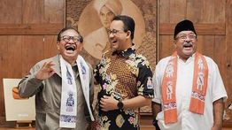 Anies Unggah Momen Hangat Pertemuan dengan Pramono-Rano