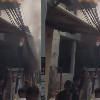 VIDEO: Kebakaran Hantam Ruko di Pondok Cina Depok