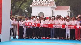 Menteri Kabinet Merah Putih Ramaikan Merdeka Run 2025