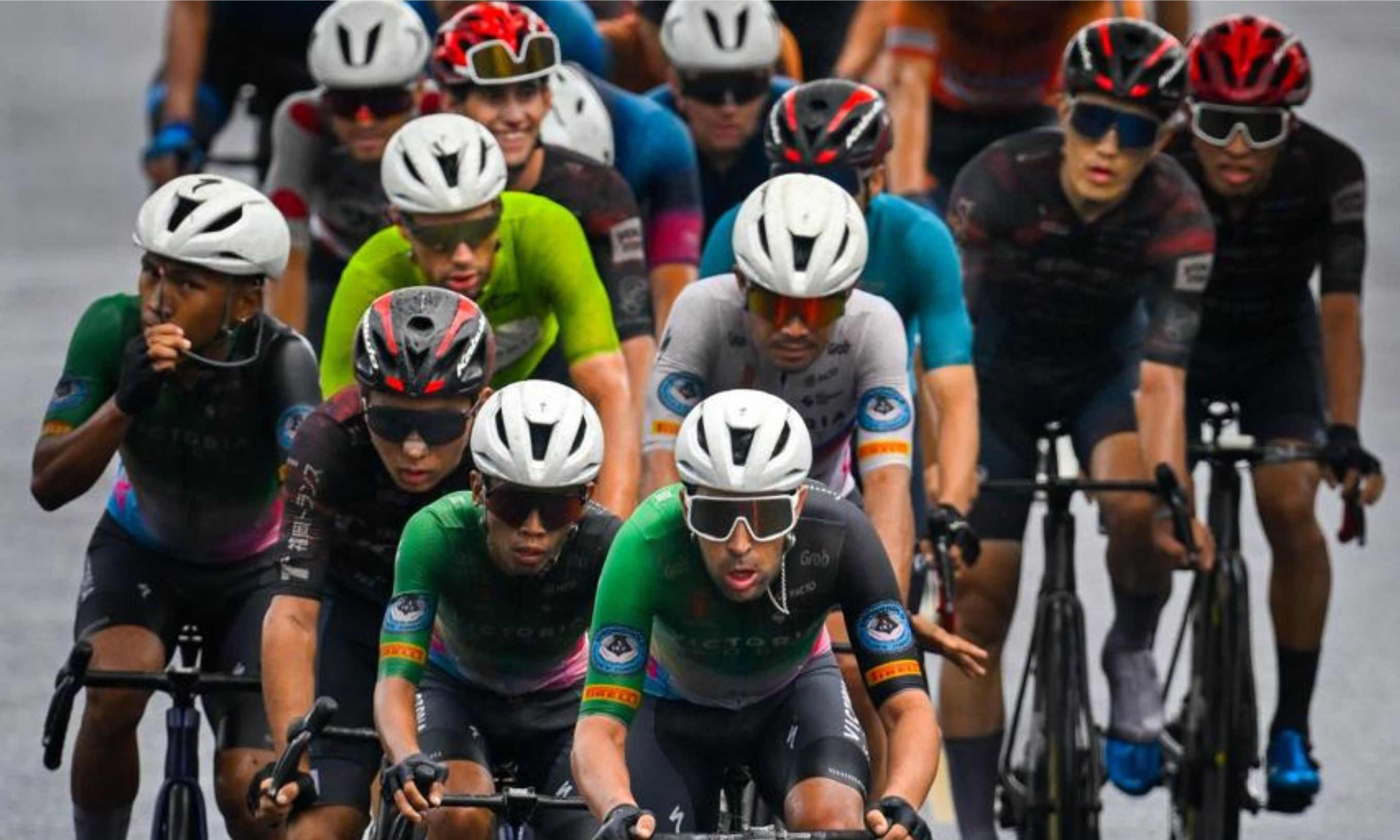 Pembalas beradi kecepatan diajang balap sepeda Internasional Tour de Banyuwangi (TdBI) 2025 estape empat di Banyuwangi, Jawa Timur, Kamis 31 Juli 2025. <b>(Istimewa)</b>