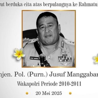 Mantan Wakapolri Komjen (Purn) Jusuf Manggabarani Meninggal Dunia
