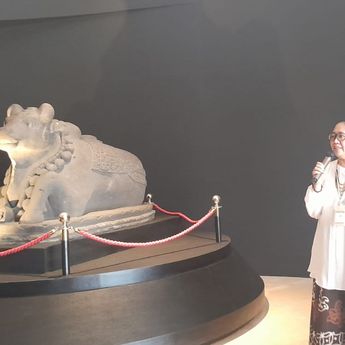 Museum Nasional Indonesia Hadirkan Arca Nandi Tersenyum di Pameran Repatriasi