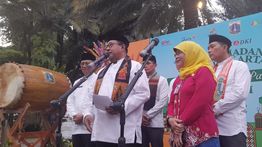 Rano Karno Buka Pasar Kreatif Ramadhan dan Festival Bedug 2025