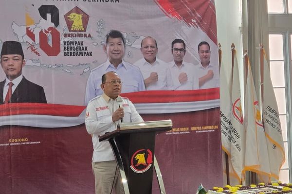Ketua Umum GEKIRA Nikson Silalahi&nbsp;merayakan Hari Ulang Tahun ke-18 Partai Gerindra dengan menggelar ibadah syukur di Sekretariat PP GEKIRA, Jumat, 6 Februari 2026.