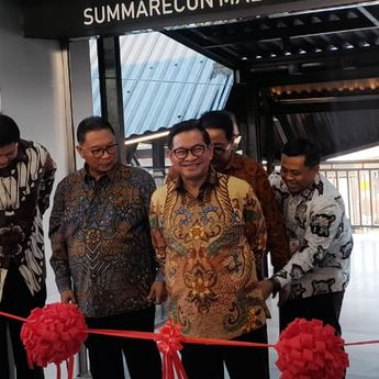 Pramono Resmikan Penamaan Baru Stasiun LRT Boulevard Utara