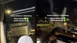 Konser Sheila on 7 di Bandung Buat Mobil Terparkir Sampai Hampir ke Tol