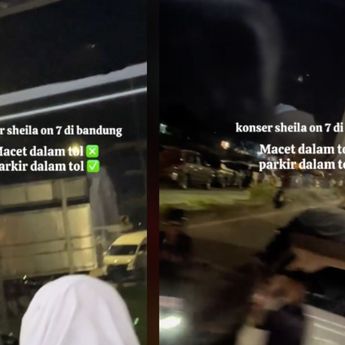 Konser Sheila on 7 di Bandung Buat Mobil Terparkir Sampai Hampir ke Tol