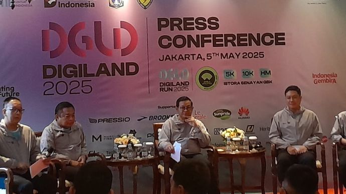 Pramono Anung dalam peluncuran Digiland 2025 di Jakarta