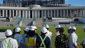 Presiden Joko Widodo (Jokowi) optimis pembangunan Istana Kepresidenan di IKN Nusantara selesai pada pertengahan Juli 2024.