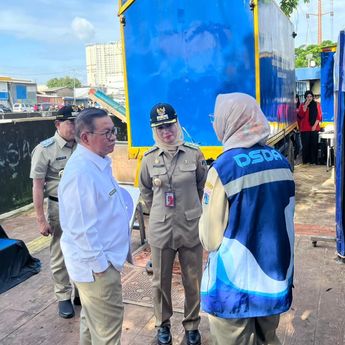 Pramono Tinjau Pembangunan Rumah Pompa Daan Mogot, Solusi Atasi Banjir Jakarta Barat