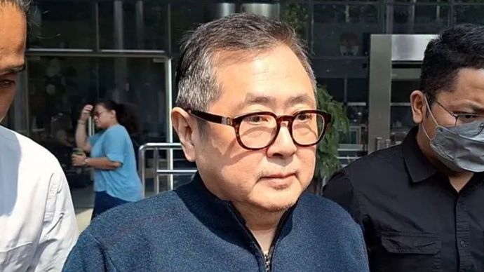 Komisaris PT Dosni Roha Logistik (PT DRL) Bambang Rudijanto Tanoesoedibjo alias Rudy Tanoe.