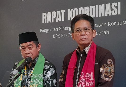 Ketua DPRD DKI dan Wakil Ketua KPK <b>(NTVNews.id/ Adiansyah)</b>