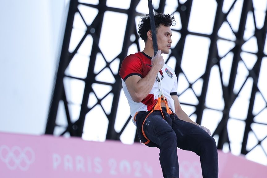 Veddriq Leonardo jadi andalan Indonesia di nomor speed climbing putra pada Olimpiade Paris 2024 <b>(NOC Indonesia)</b>