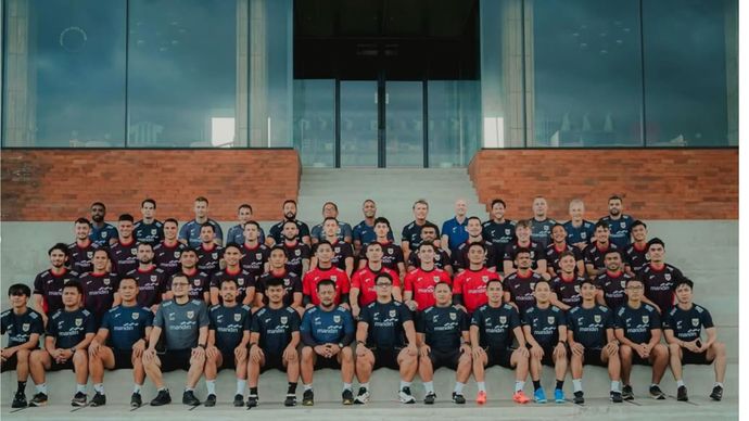 Pemain dan pelatih Timnas Indonesia yang TC di Bali