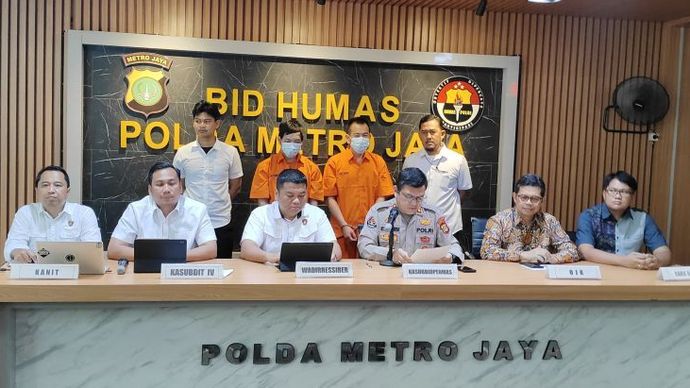 Polda Metro Jaya Bongkar kasus SMS Fake 