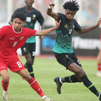 Hasil Timnas Indonesia vs Tanzania: Banyak Rotasi, Laga Berakhir Kaca Mata
