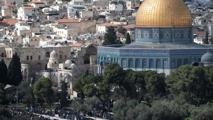 Masjid Al-Aqsa di Yerusalem, Palestina. (ANTARA/Xinhua)