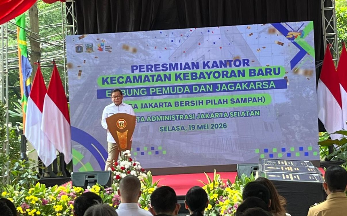 Pramono Anung resmikan kantor kecamatan Kebayoran Bari serta embung Pemuda dan Jagakarsa <b>(NTVNews.id/Adiansyah)</b>
