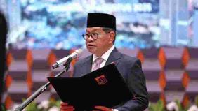Gubernur DKI Jakarta Pramono Anung melantik 31 anggota Dewan Pengupahan Provinsi DKI Jakarta periode 2025–2028 di Balai Agung, Balai Kota, pada Rabu, 27 Agustus 2025.