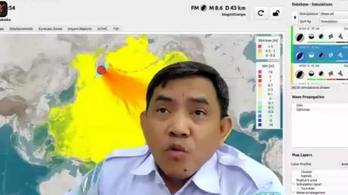 Direktur Pusat Gempabumi dan Tsunami BMKG Daryono. ANTARA/M Riezko Bima Elko Prasetyo.